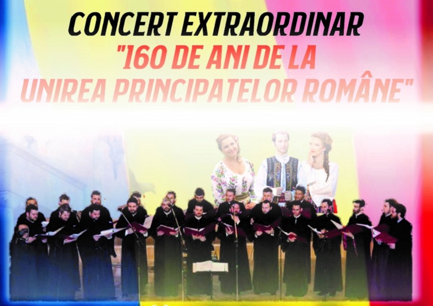 Concert extraordinar dedicat Unirii Principatelor Române