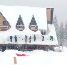 Iarnă grea la Rânca