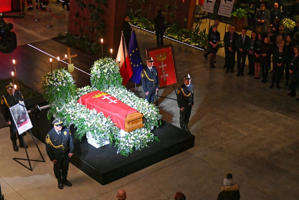 Funeraliile primarului oraşului polonez Gdańsk, Paweł Adamowicz