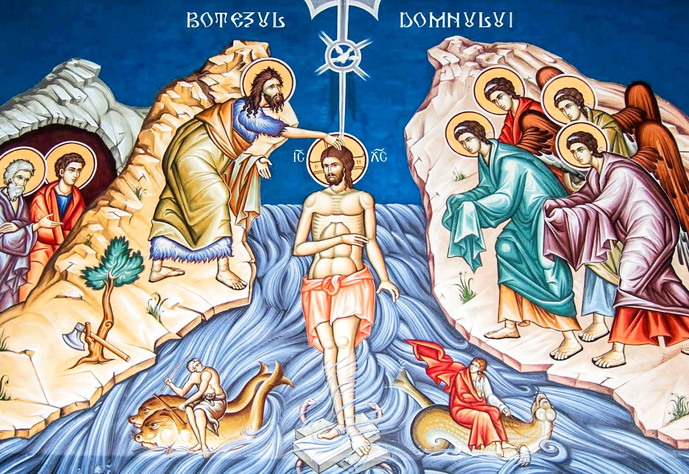 Creştinii ortodocşi şi catolici sărbătoresc astăzi Botezul Domnului