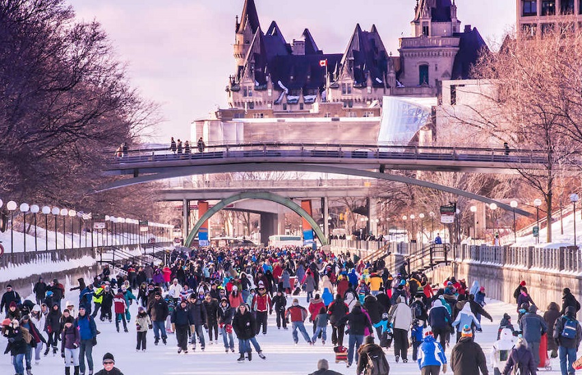 Winterlude, cel mai mare festival al iernii din lume, la Ottawa (foto)