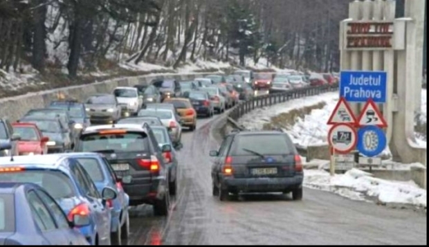 Din nou aglomerație pe DN1