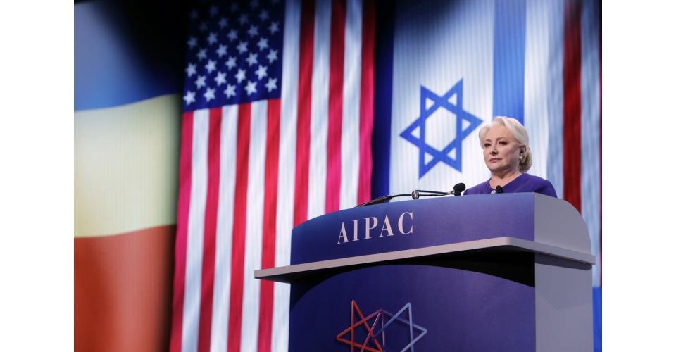 Viorica Dăncilă a participat la Conferinţa Comitetului Americano-Israelian pentru Politici Publice