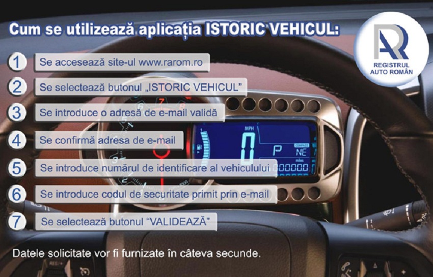 RAR lansează aplicaţia „ISTORIC VEHICUL”