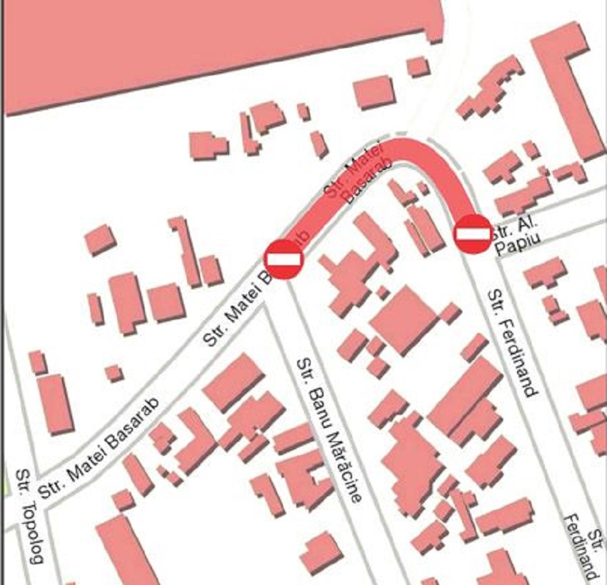 Trafic complet restricționat timp de 30 de zile