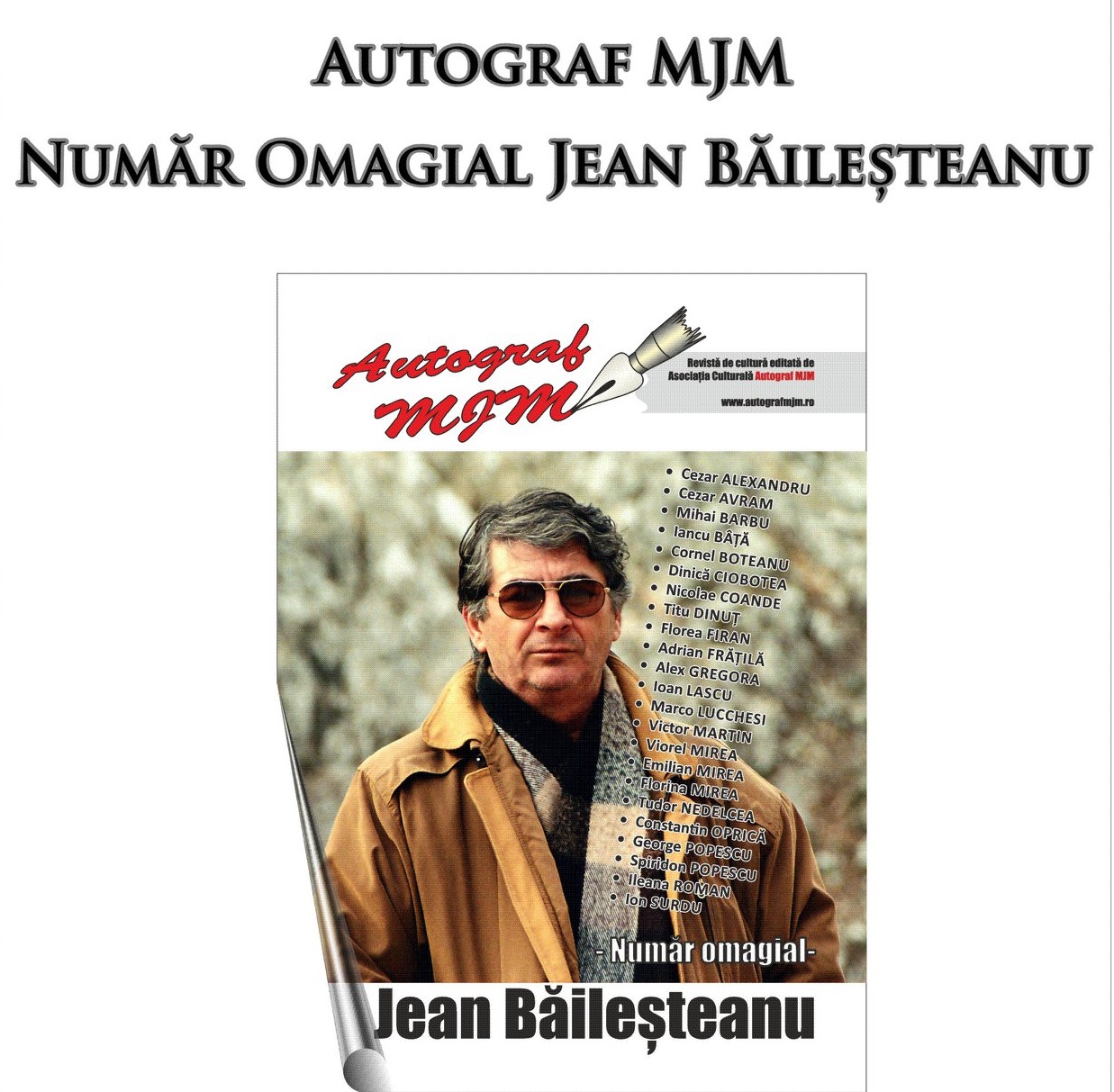 Autograf MJM. Număr omagial Jean Băileșteanu