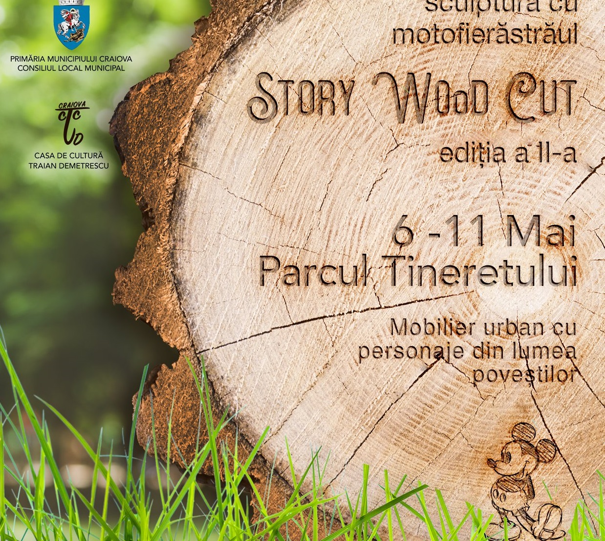 Story Wood Cut, în Parcul Tineretului din Craiova