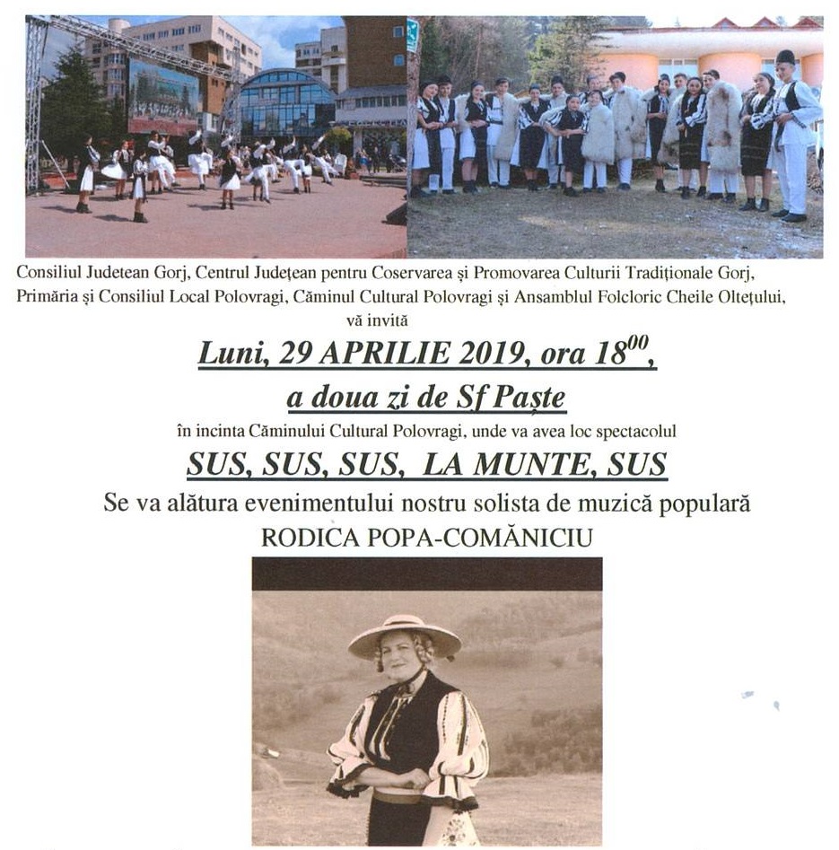 „Sus, sus, sus, la munte, sus”, la Polovragi