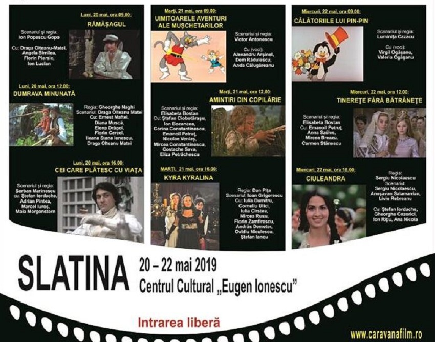 „Caravana filmului românesc – Cartea și filmul”