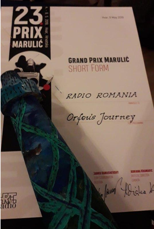 Radio România – Marele Trofeu la Festivalul Prix Marulic, Croaţia, 2019