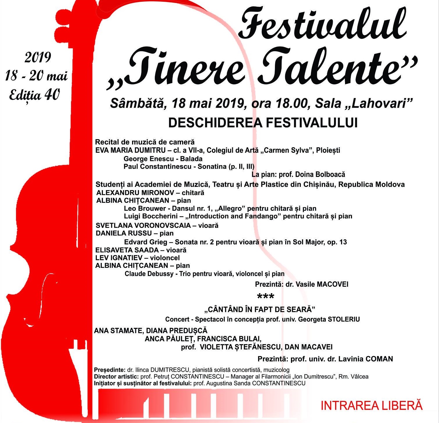 Festivalul „Tinere Talente”, la Râmnicu Vâlcea