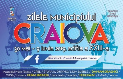 Mîine debutază „Zilele Municipiului Craiova”