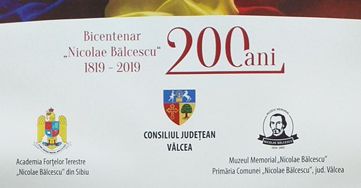 Zilele Culturale Bicentenar Nicolae Bălcescu
