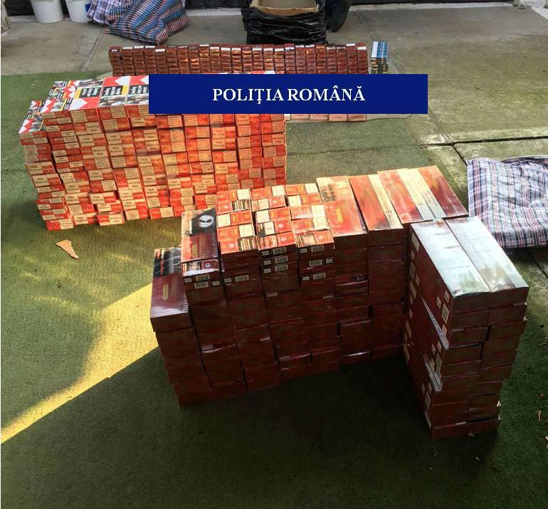 Peste 4500 de pachete de ţigări de contrabandă depistate la un bărbat de 74 de ani din Dolj