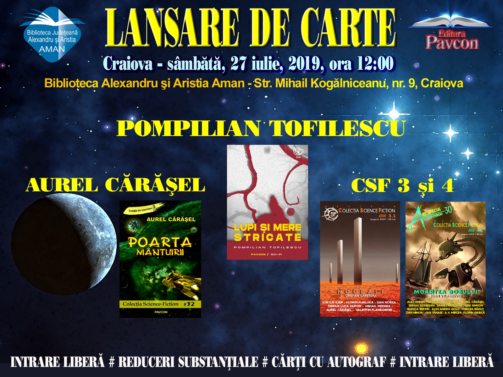 Lansare de carte, la Aman