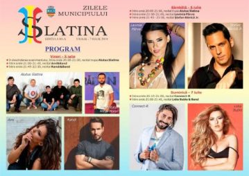 Astăzi încep Zilele Municipiului Slatina