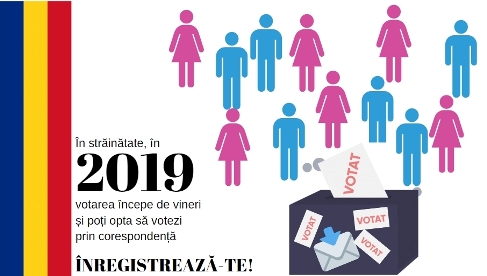 Românii din străinătate se pot înregistra pentru a vota la alegerile prezidenţiale până pe 15 septembrie