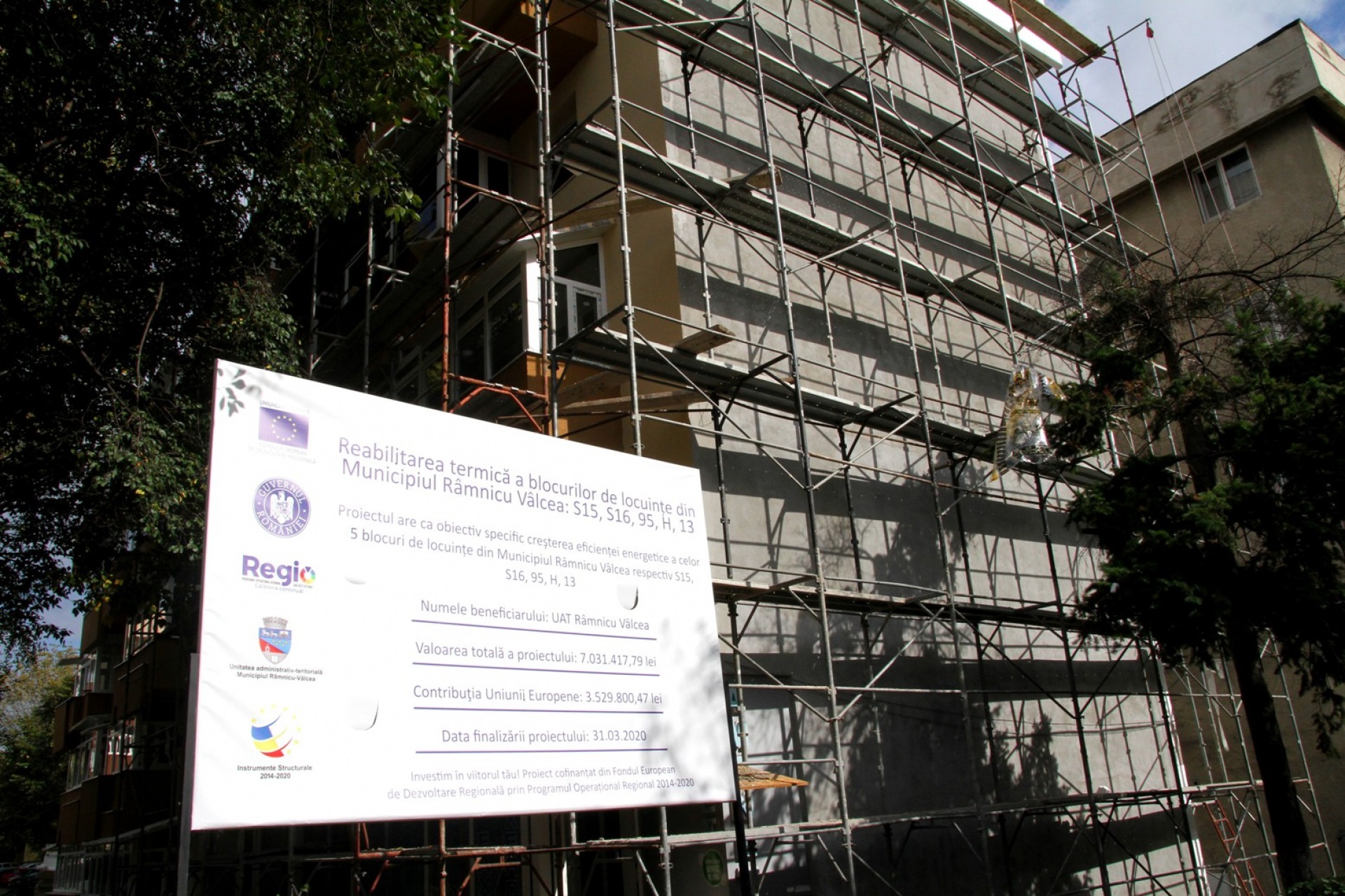 Zeci de blocuri din Râmnicu Vâlcea au intrat în programul de reabilitare termică