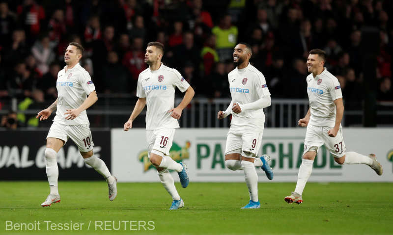 Europa League: CFR Cluj câștigă la Rennes și visează la primăvara europeană
