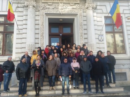 Protest la Judecătoria Craiova
