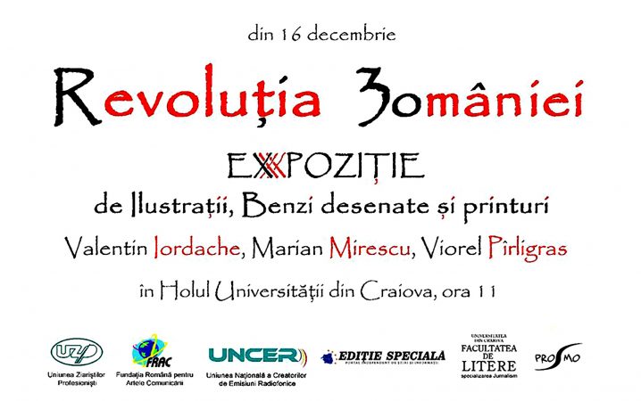 Expoziția „rEvoluția României 30 de ani”, la Universitatea din Craiova