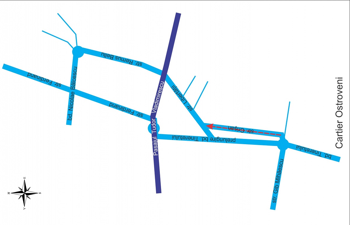 Rm. Vâlcea. Modificări în traficul auto