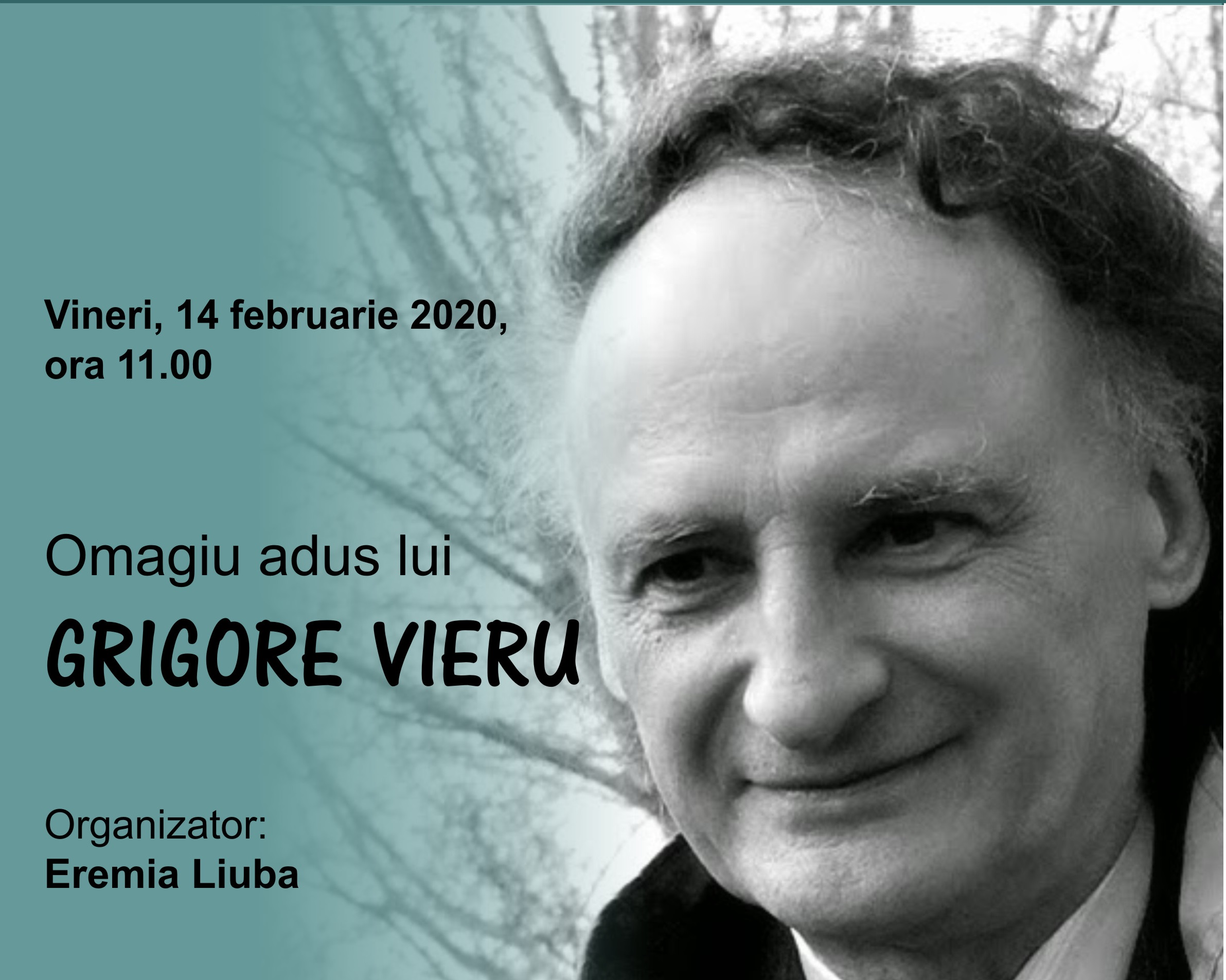 „Omagiu adus lui Grigore Vieru”, la Aman