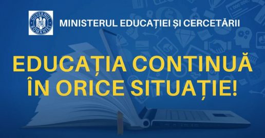 Ministerul Educației și Cercetării anunță măsurile luate în sistemul românesc de învățământ, în contextul pandemiei Covid-19