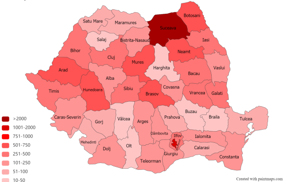 Coronavirus: România a depășit 14.000 de cazuri