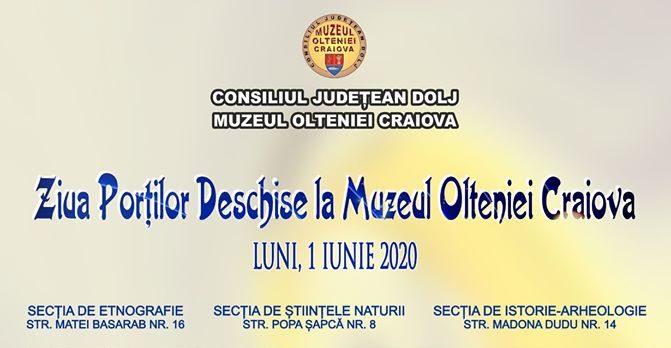 Ziua Porților Deschise la Muzeul Olteniei