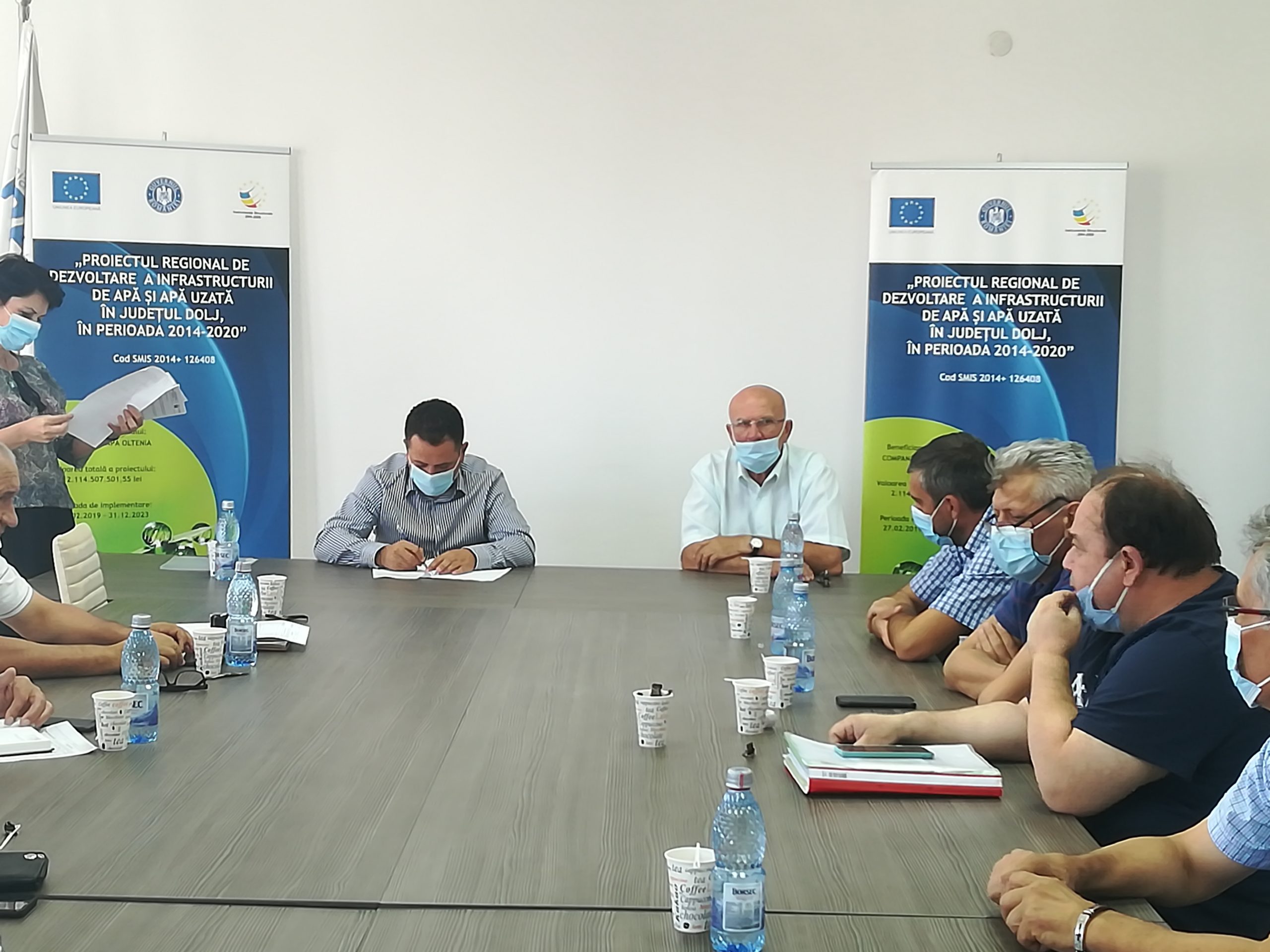 Contract al Companiei de Apă Oltenia (audio și foto)