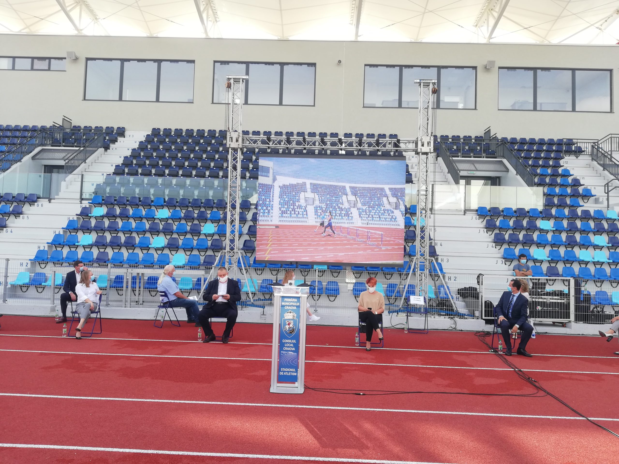 A fost inaugurat Stadionul de atletism din Craiova