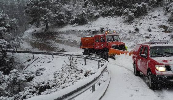Frig neobişnuit în Spania