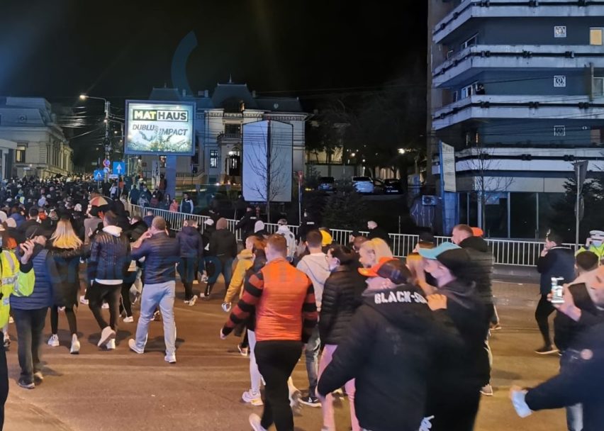 Proteste împotriva restricțiilor, la Craiova