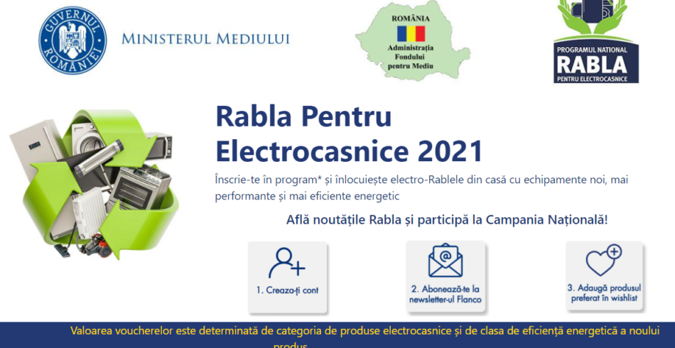 Rabla pentru Electrocasnice – se distribuie primele vouchere