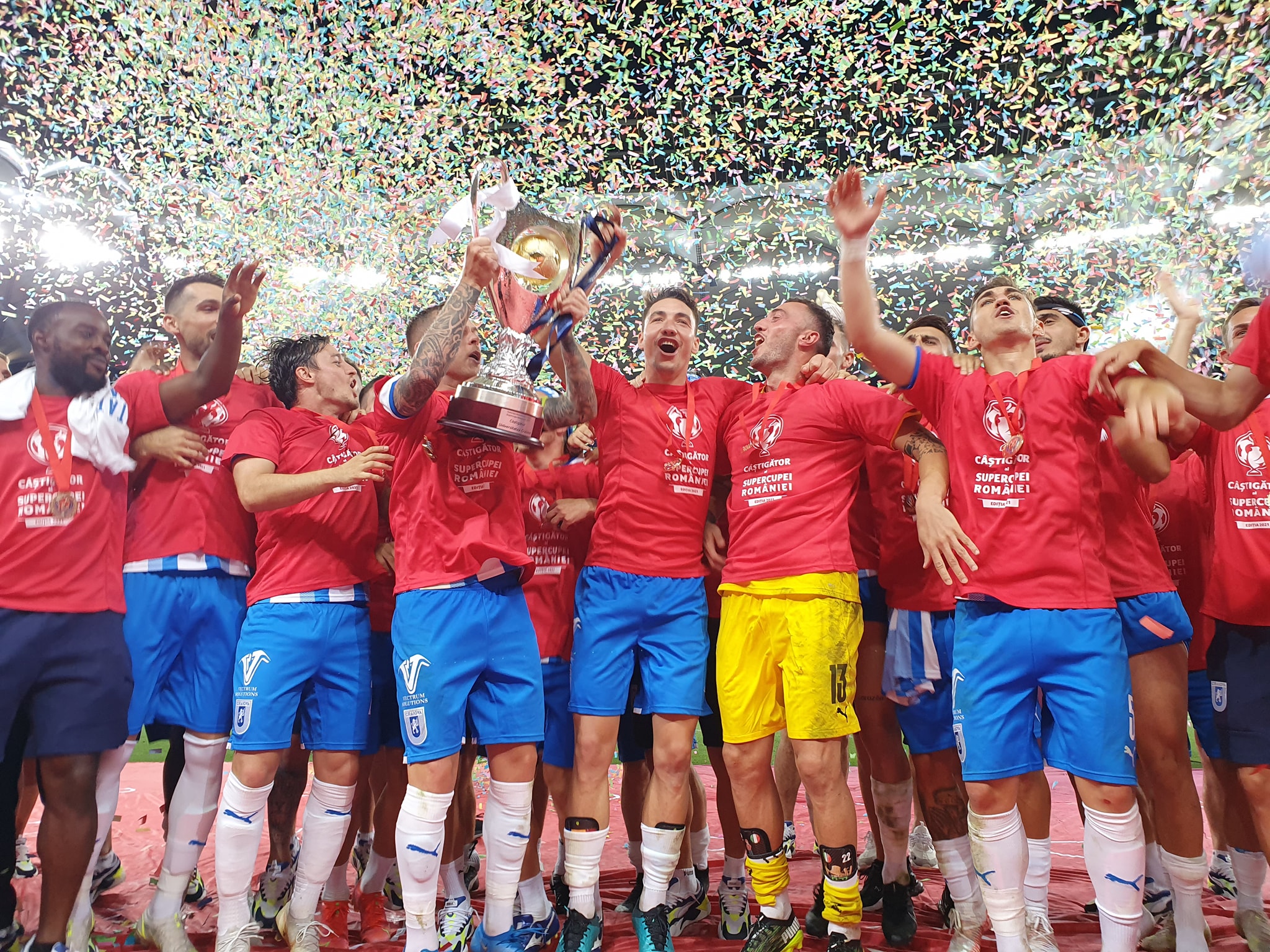 Universitatea Craiova a câștigat aseară, în premieră, Supercupa României