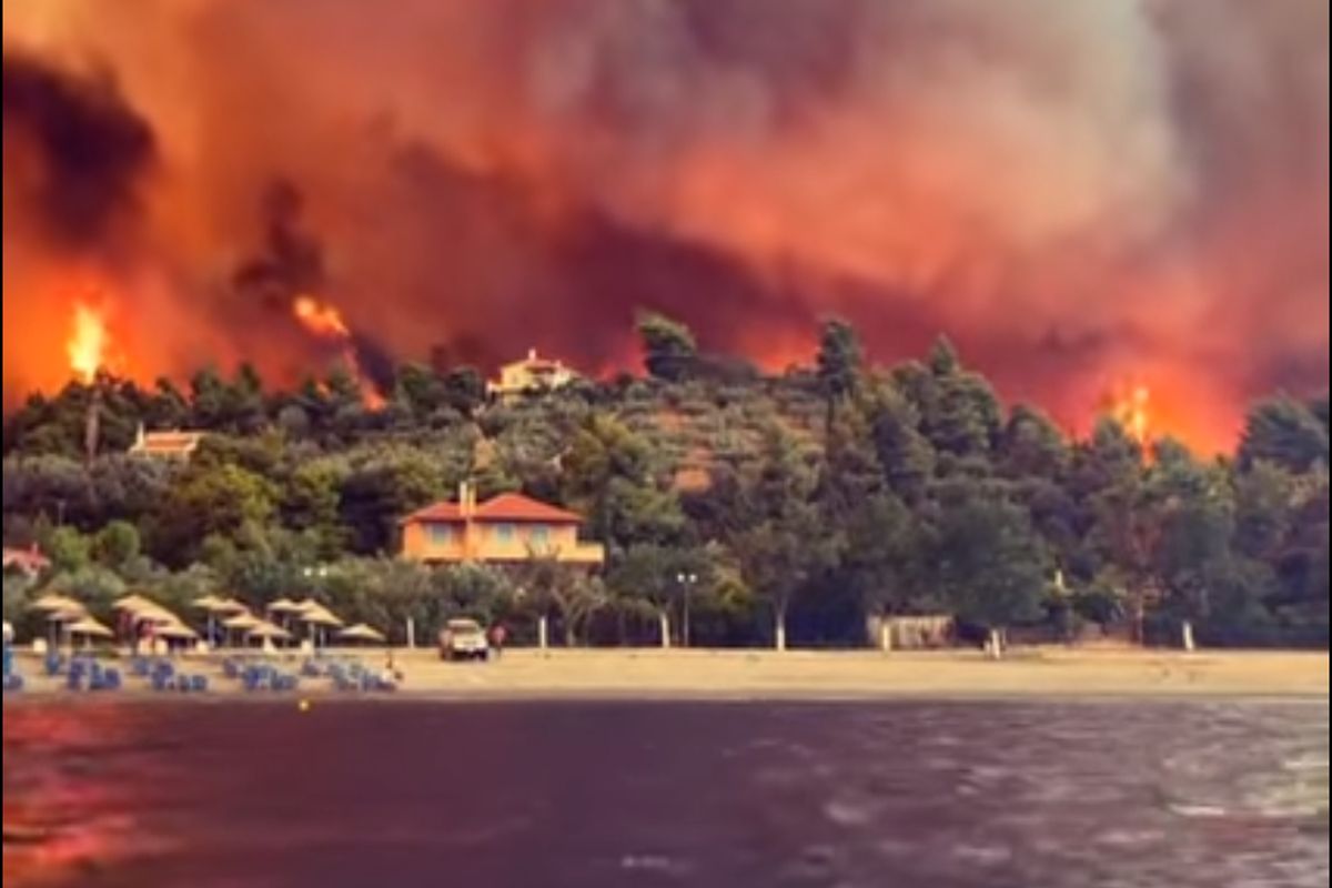 Grecia: Incendiile au distrus 50.000 de hectare, de la începutul lunii iulie