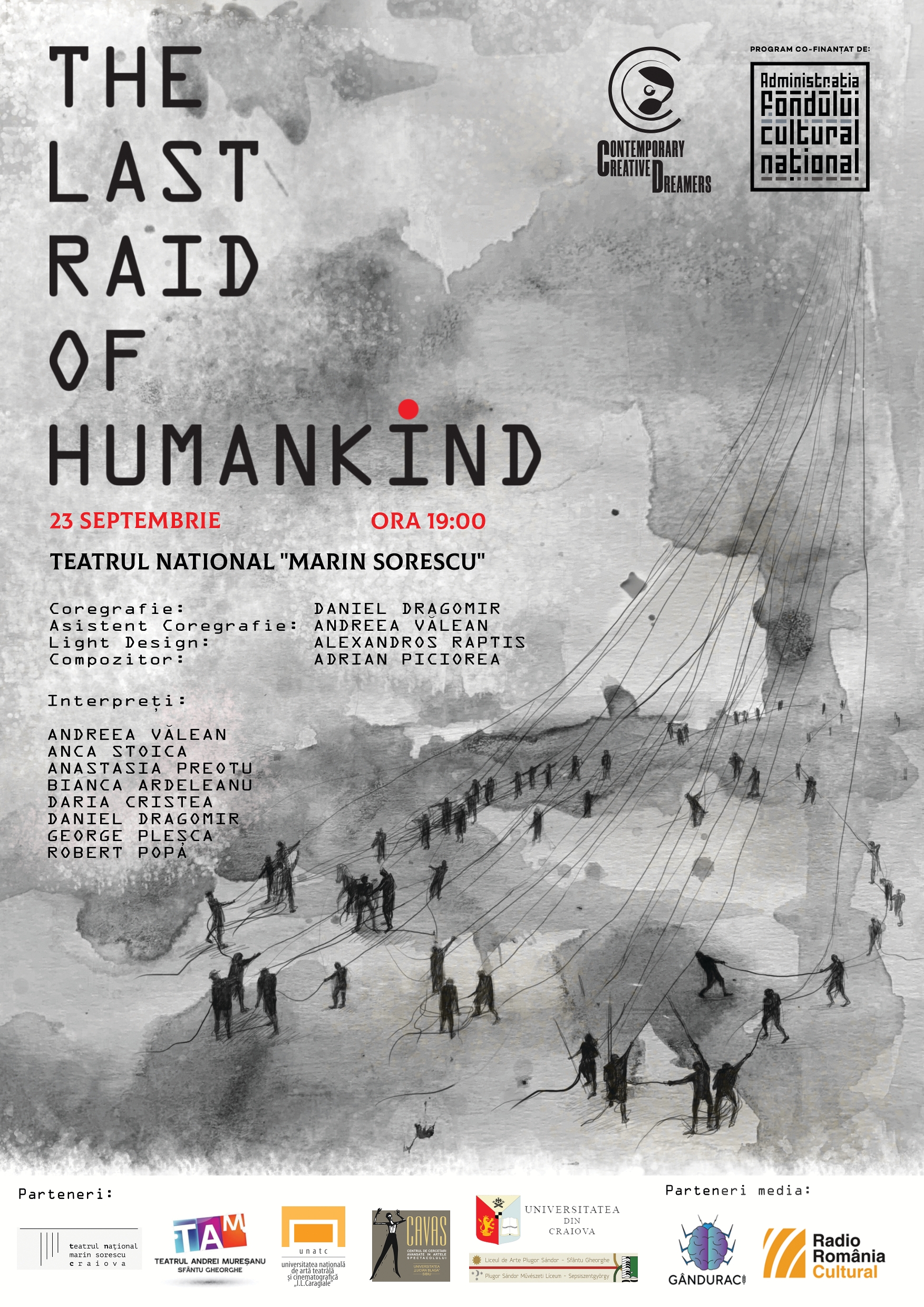 Teatrul National „Marin Sorescu” din Craiova este partenerul gazdă al unui turneu național  de dans contemporan