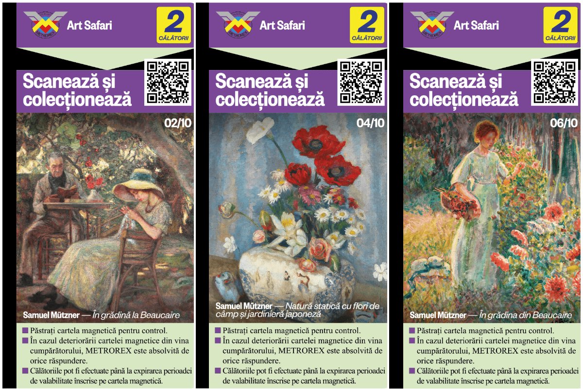 București: Se lansează prima colecție de artă, pe cartele de metrou