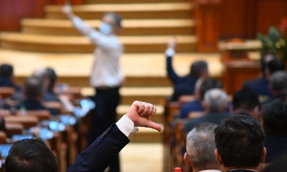 Senat: A început dezbaterea moţiunii simple împotriva Dianei Buzoianu