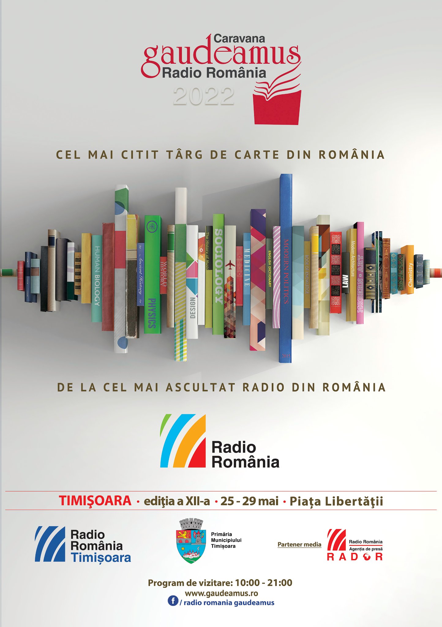 Târgul de Carte Gaudeamus Radio România a sosit la Timişoara