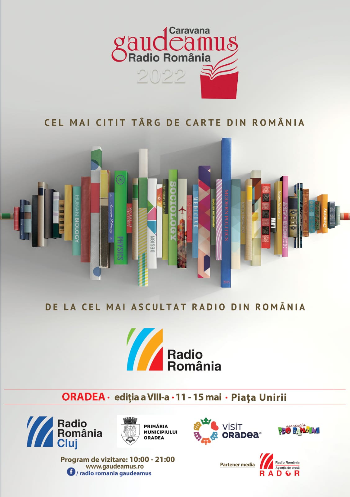 Târgul de Carte Gaudeamus Radio RomâniaOradea, 11 – 15 mai 2022