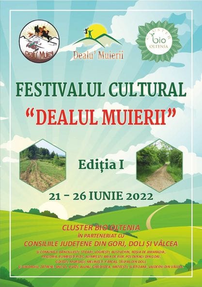 Prima ediție a Festivalului cultural Dealul Muierii va avea loc în perioada 21 – 26 iunie, în comuna gorjeană Roșia de Amaradia