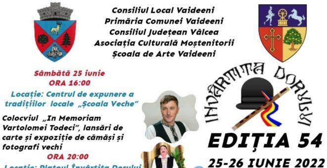 Învârtita dorului, la Vaideeni, Vâlcea