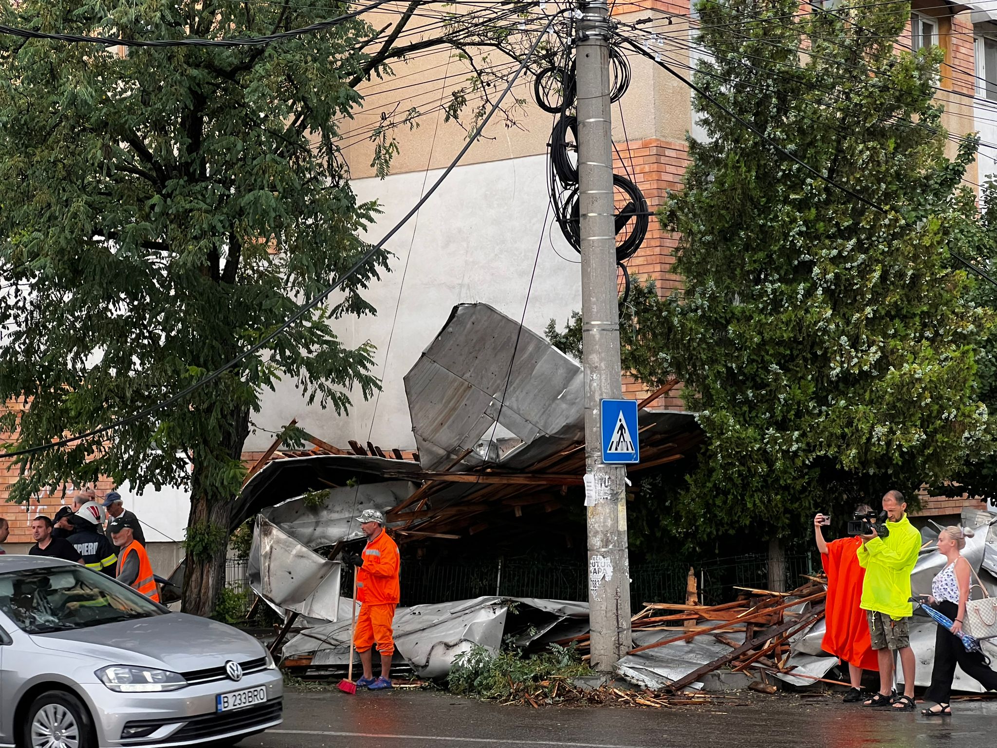 Pagube in Dolj in urma furtunii