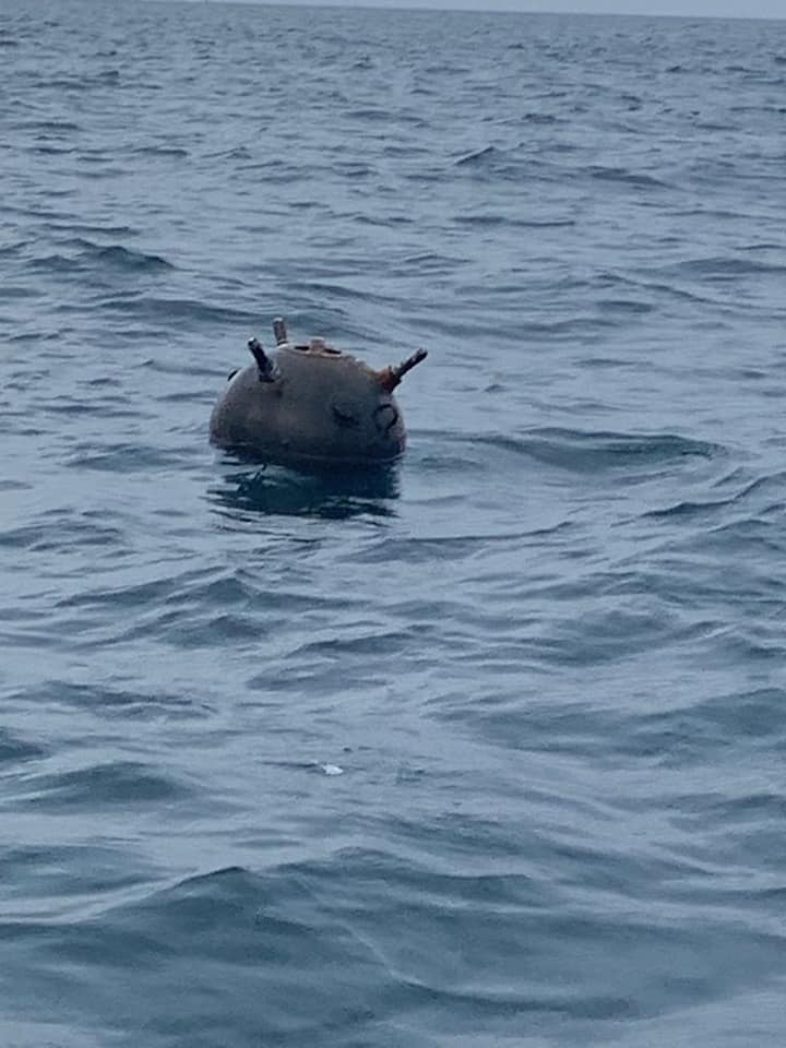 Forţele Navale Române au distrus aseară o mină marină