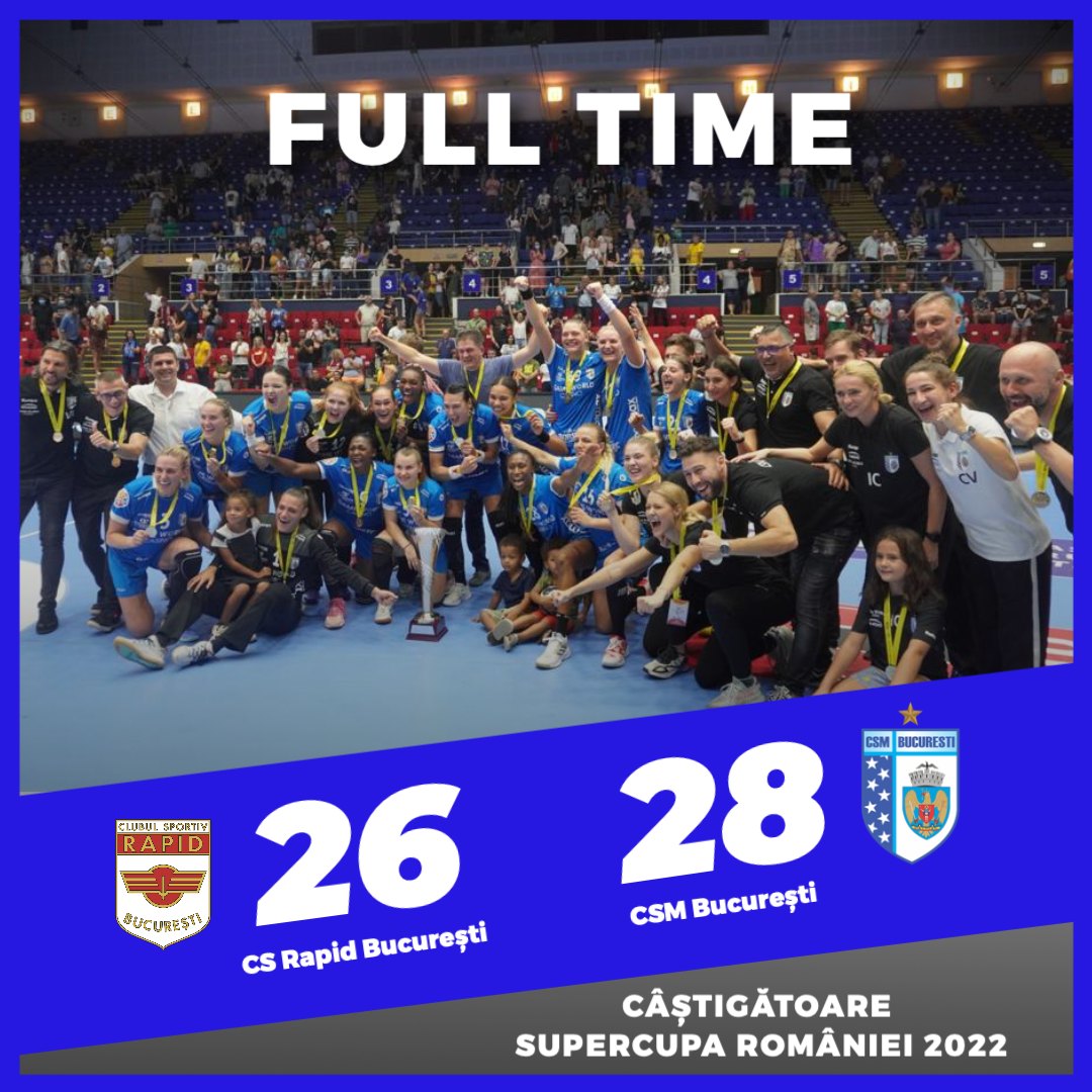 CSM Bucureşti a cucerit Supercupa României la handbal feminin
