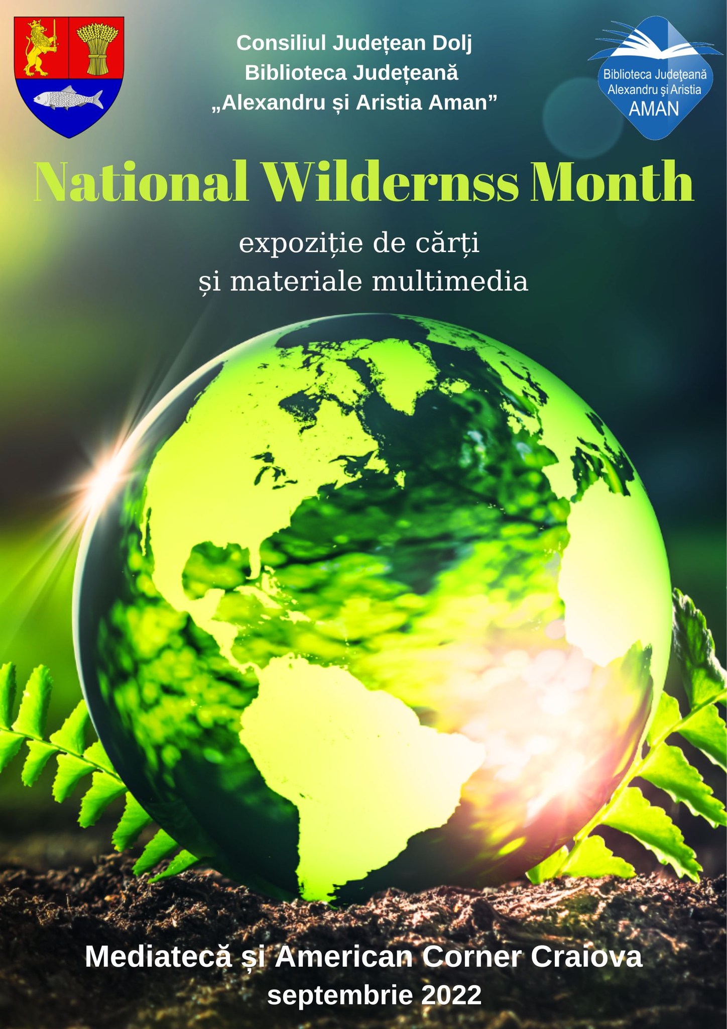 Biblioteca Județeană „Alexandru și Aristia Aman” organizează „National Wilderness Month”