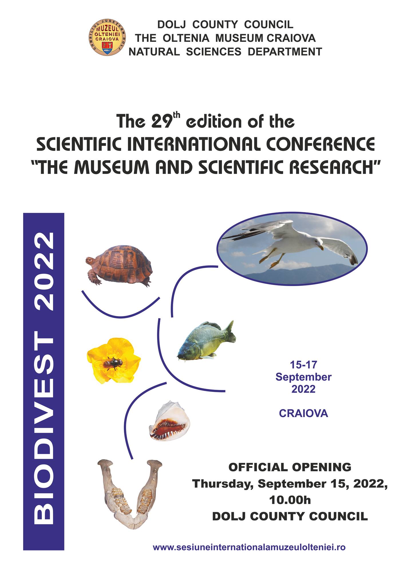 O nouă ediție a Conferinţei Internaționale „Muzeul și Cercetarea Ştiinţifică” va începe la Craiova