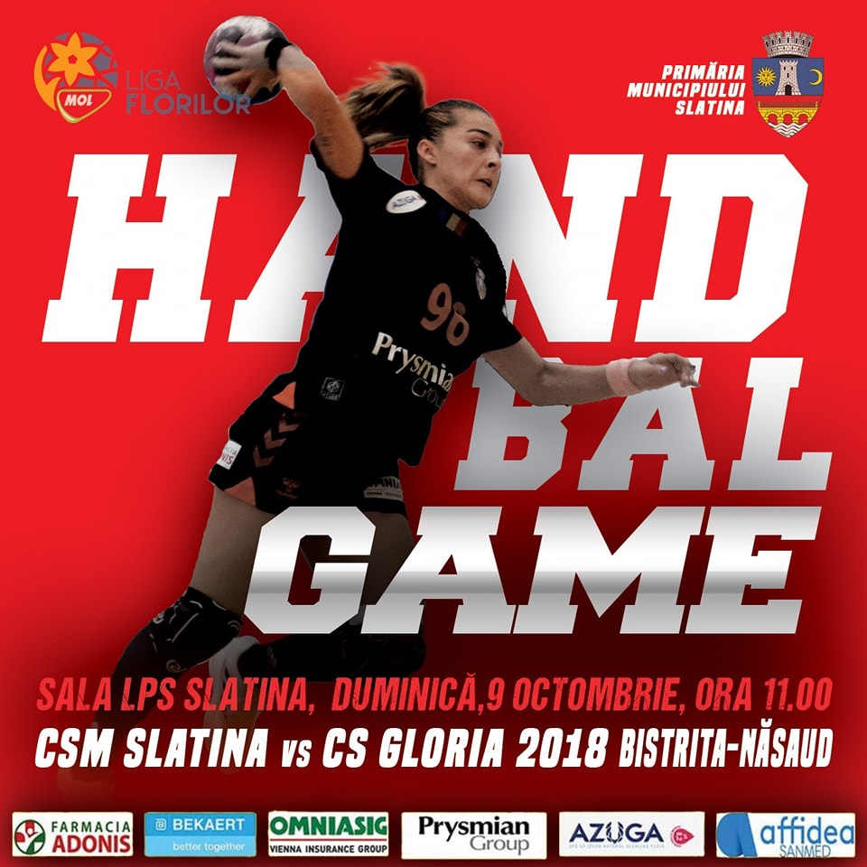 Echipa de handbal feminin CSM Slatina va juca cu Gloria Bistriţa